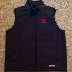 Vineyard Vines Black Vest with Red Logo